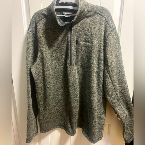 Eddie Bauer Other - Eddie Bauer Men's Chest Pocket 1/4 Zip Sweater Fleece Pullover- size lar…